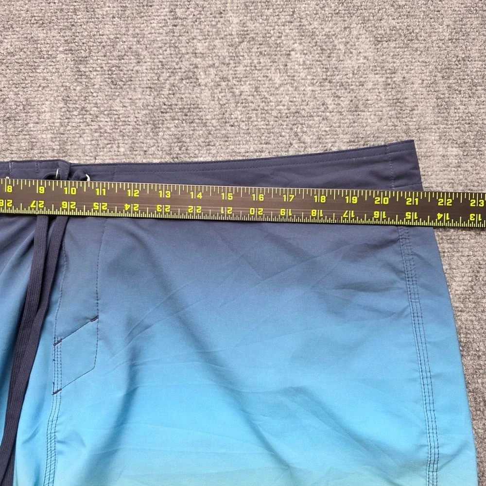 O'Neill Hyperfreak Mens Board Shorts Size 42 Blue Orange Ombre Hyperdry Stretch
